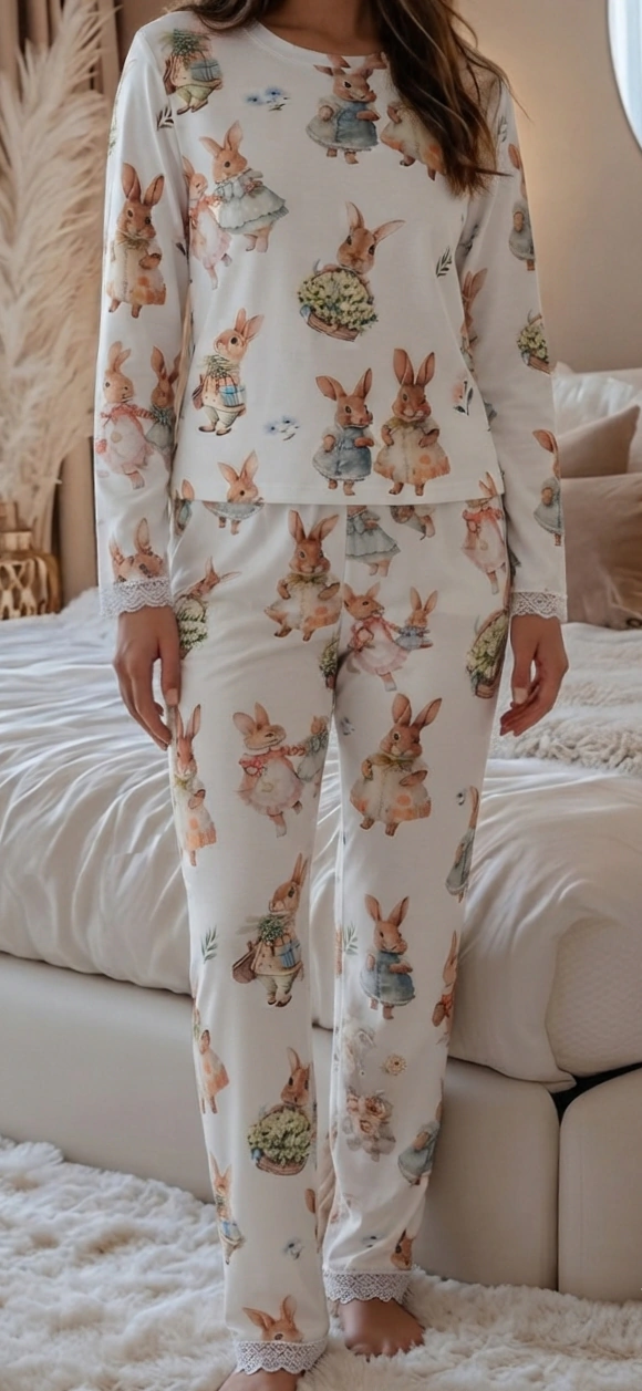 Pijama Conejitos ML